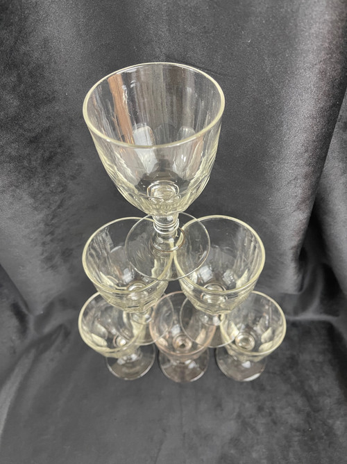 Set of 6 Baccarat Médicis glasses