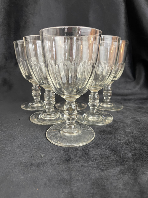 Set of 6 Baccarat Médicis glasses