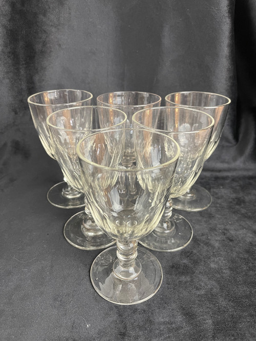 Set of 6 Baccarat Médicis glasses