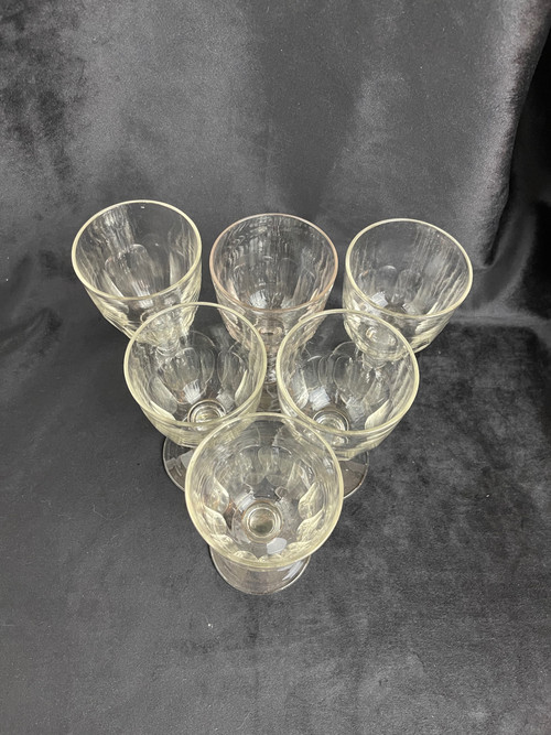 Set of 6 Baccarat Médicis glasses