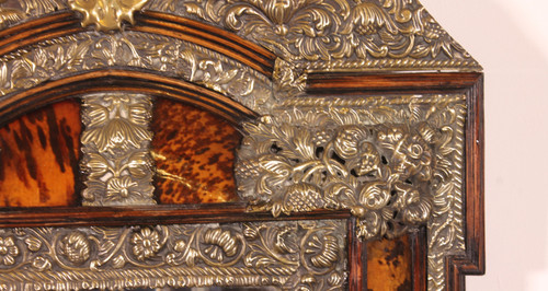 Copper And Tortoise Shell Mirror - 19th Century