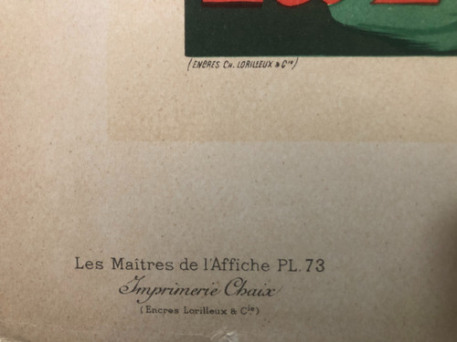 Maitres de l'affiche Tafel 73 La LoÏe Fuller Folies Bergère von Jules Chéret 1897