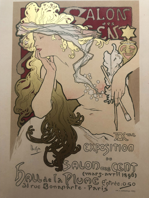 Meister der Plakatplatte 74 Salon des Cent 20. Ausstellung von Alphonse Mucha 1897