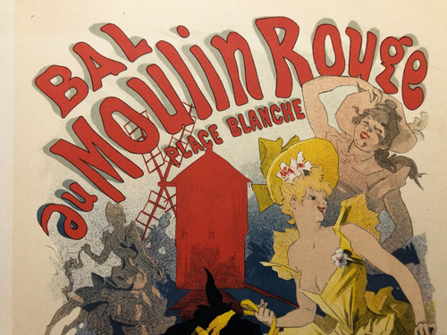 Maitres de l'affiche plate 53 Bal au Moulin Rouge by Jules Chéret 1897