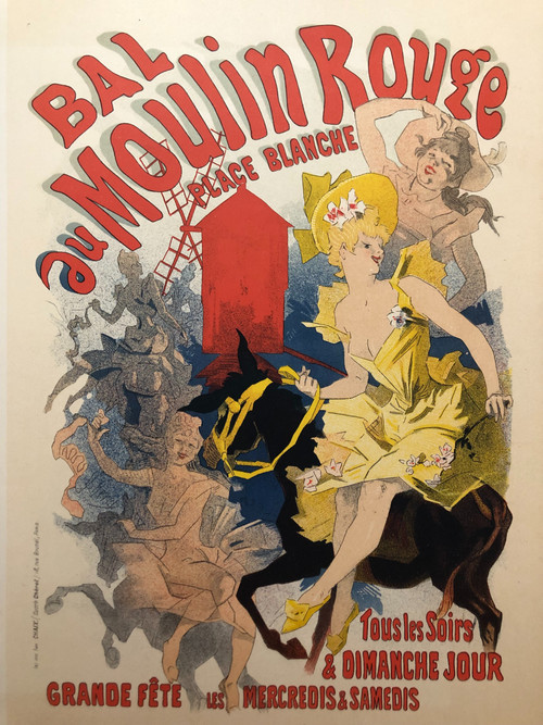 Maitres de l'affiche plate 53 Bal au Moulin Rouge by Jules Chéret 1897