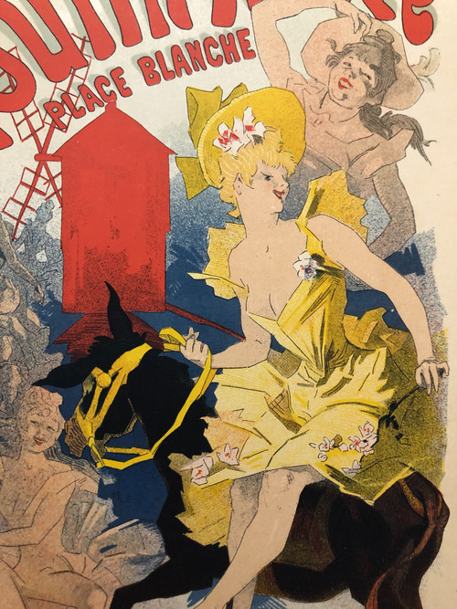 Maitres de l'affiche plate 53 Bal au Moulin Rouge by Jules Chéret 1897