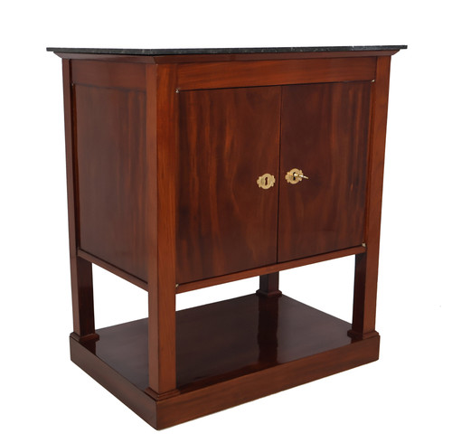 Mahogany writing table, Empire period