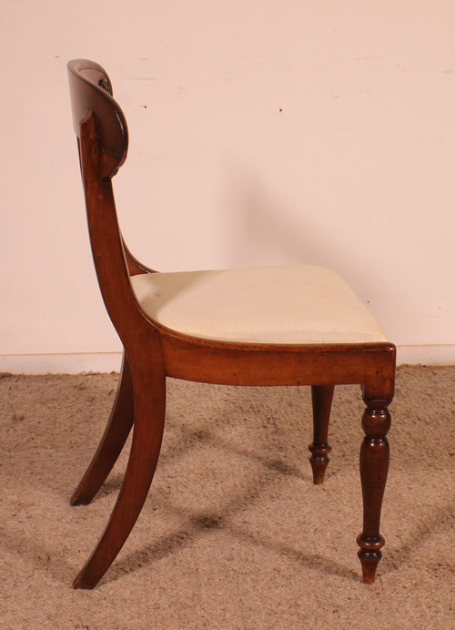 Set Of 10 Early 19 Century Mahogany Chairs