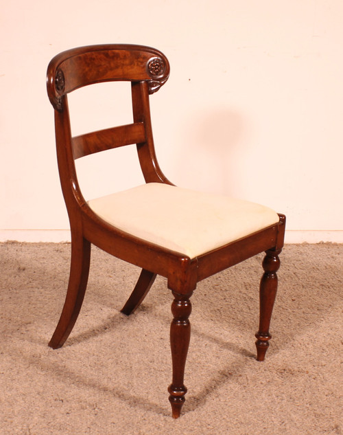 Set Of 10 Early 19 Century Mahogany Chairs