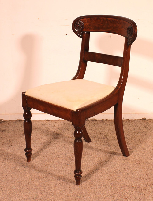 Set Of 10 Early 19 Century Mahogany Chairs