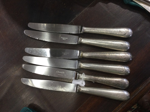 6 Marine Nationale dessert knives