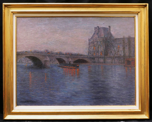 Annette GARDINER, View of the Seine in the evening