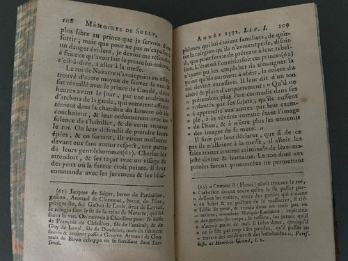 8 volumes Mémoires de Maximilien de Béthune Duc de Sully 1778