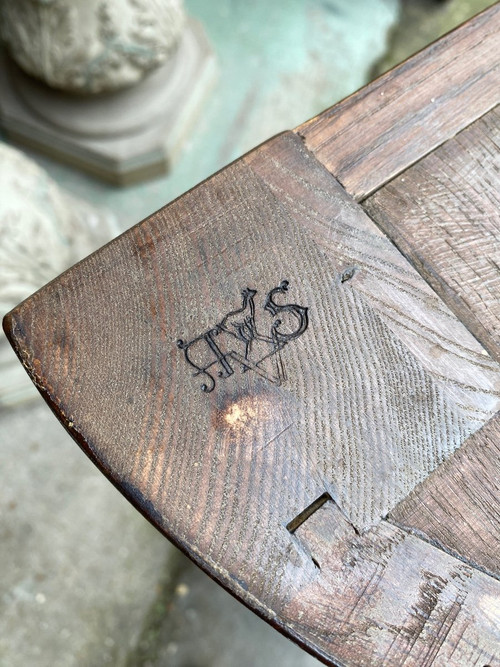 Louis XV Style Shaped Marquetry Chest of Drawers, Stamped