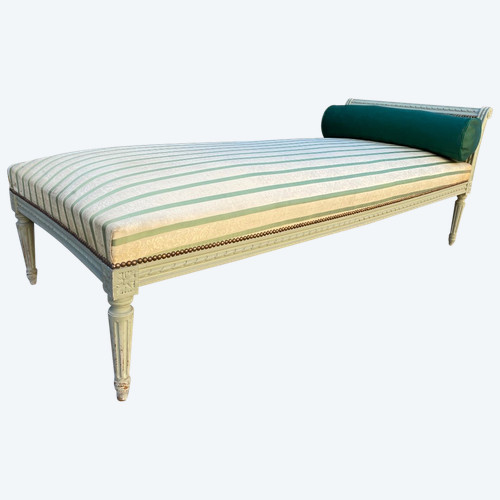 Récamier / Louis XVI Style Repose Bed, Lacquered, circa 1900