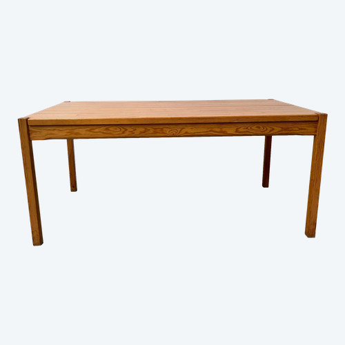 Table en pin de Ilmari Tapiovaara pour Laukaan Puu, Circa 1960