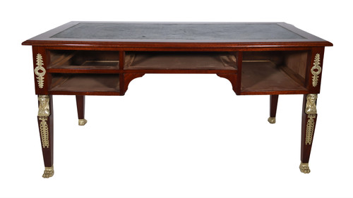 Double-sided flat desk in the style of Return from Egypt, late 19th century