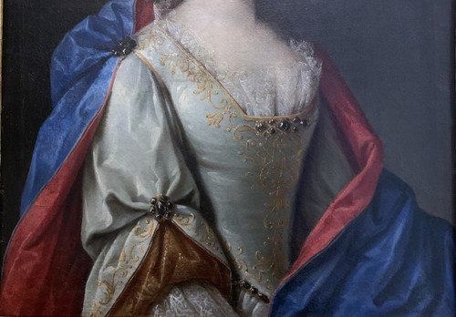 Etienne Odot Garot Dubuisson (1652-1732), Porträt einer eleganten Frau aus dem Jahr 1703