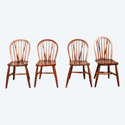 Set Of 4 19th Century Windsor Chairs