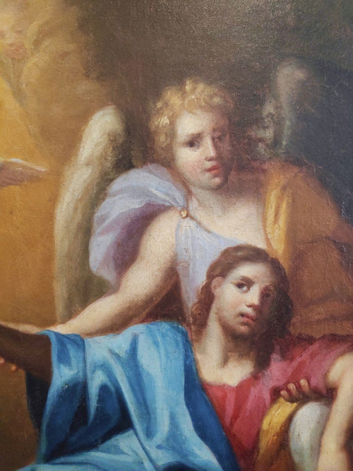 Ecole Française XVIIIème Siècle, L'agonie du christ au jardin des oliviers