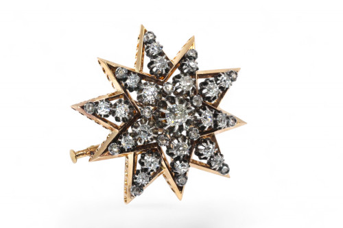 Napoleon III Diamond Brooch