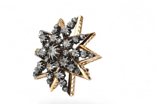 Napoleon III Diamond Brooch