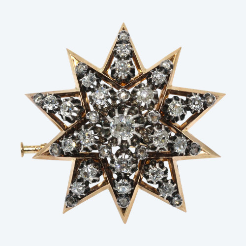 Napoleon III Diamond Brooch