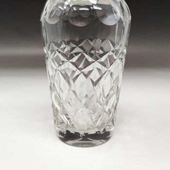 1950s Gorgeous Bohemian Cut Crystal Cocktail. Made in Italy