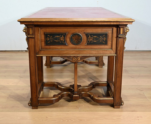 Rare Italian Renaissance Walnut Cabinet and Desk - 1900