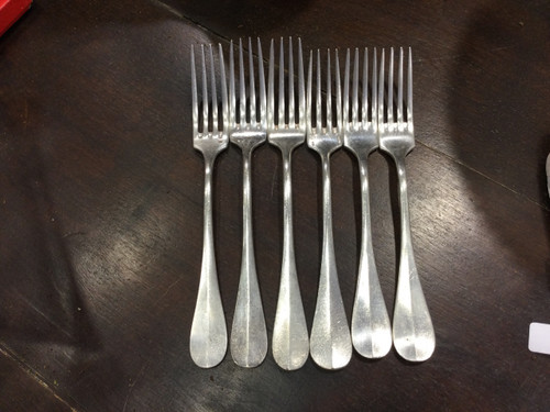 6 Ancre de la Marine Nationale dessert forks