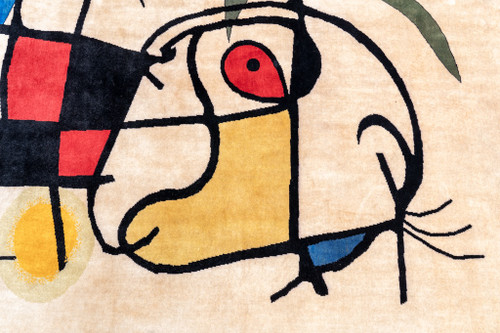 Hand-woven tapestry inspired by Joan Miró. January 2023. LS58085509E