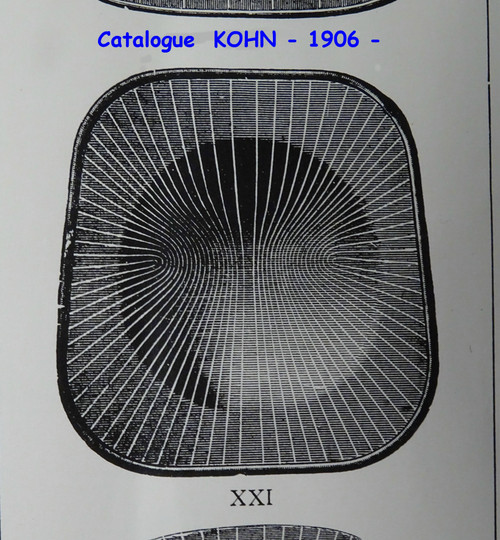 Chaise bistrot KOHN N°248  a de 1910 assise bois, no thonet