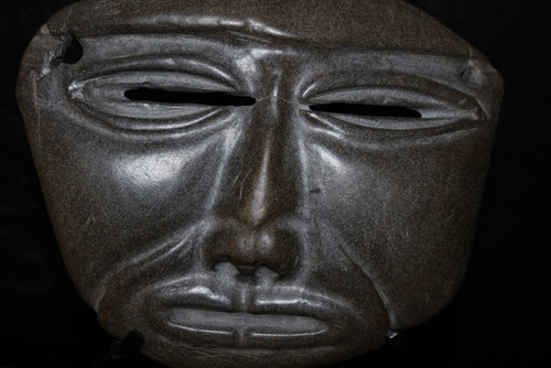 Hard stone mask, Mexico.