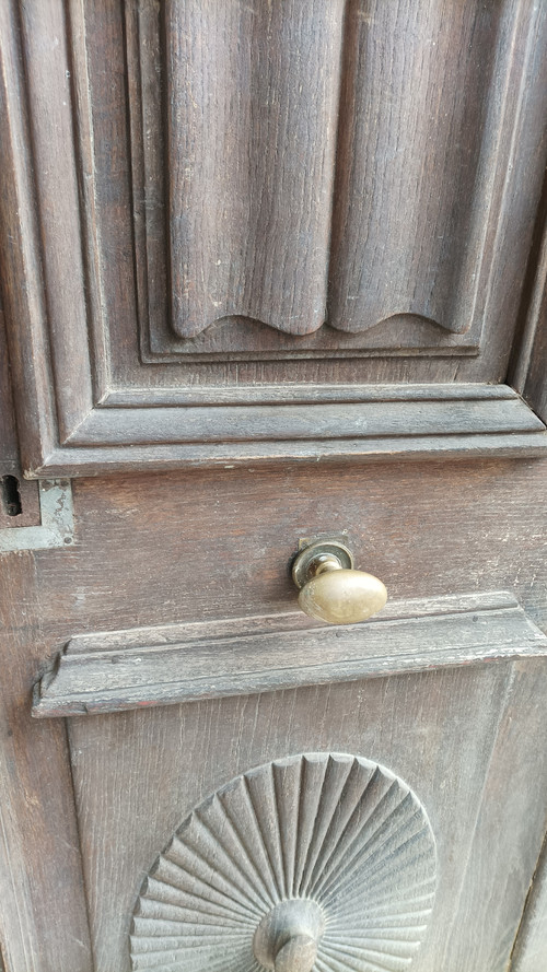 Antique Gothic oak door