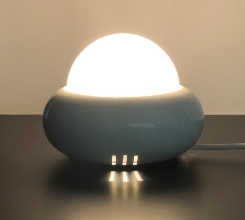 Lampe UFO blanche modèle c359 par LUCI Illuminazione, Italie années 70