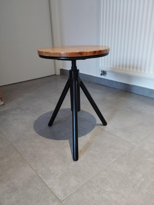 Indus tripod adjustable stool vintage design