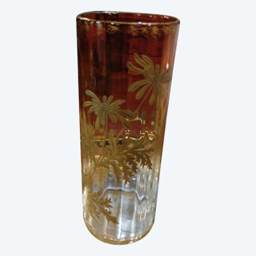 Vase - Scroll - François-Théodore Legras - V. 1900.