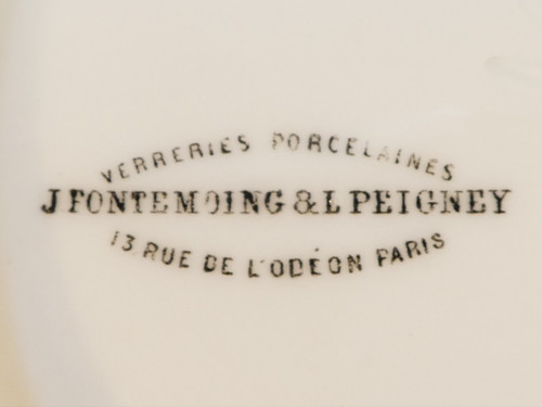 PARIS Porzellan "FONTEMOING & PEIGNEY" SAPO OL :OLIV