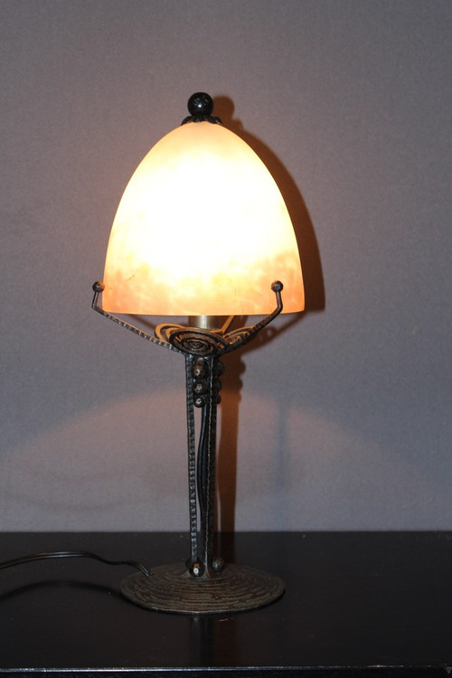 Lampada Muller d'epoca Art Déco 1930 circa