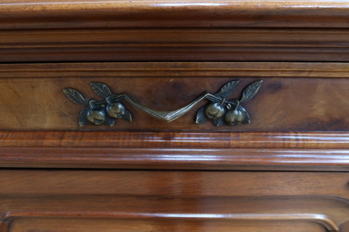 Credenza in noce, Art Nouveau - 1900