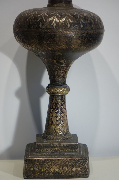 Hûkka, hookah base, Persian or North Indian, 19th century.