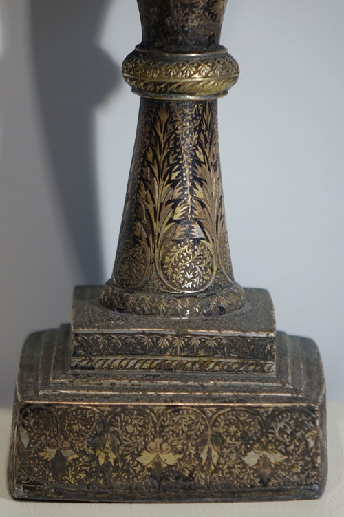 Hûkka, hookah base, Persian or North Indian, 19th century.