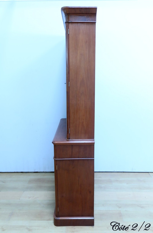 Two-Body Mahogany Bookcase, Victorian period, England - Mid-19th century