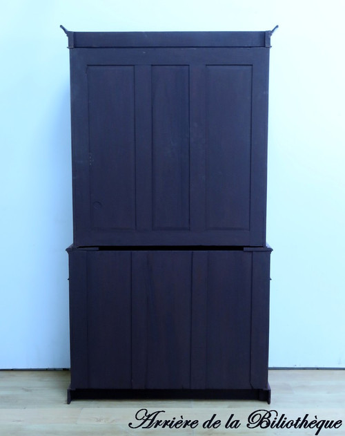 Two-Body Mahogany Bookcase, Victorian period, England - Mid-19th century