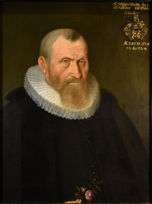 Portrait d'Un Gentilhomme, 1624, Cercle Michiel Jansz Van Mierevelt (Delft 1566 - 1641)