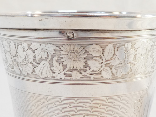 SOLID SILVER "NELLY" Timbale