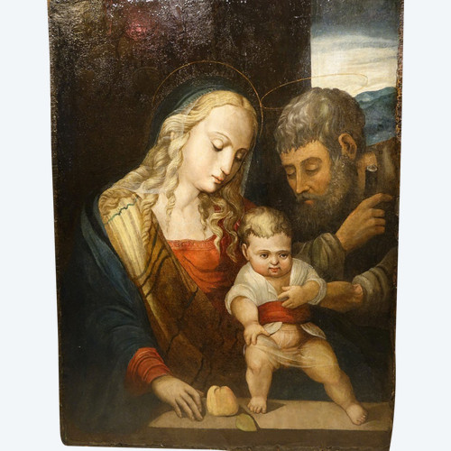 Holy Family, Oil on panel, Italy, c. 1500-1520