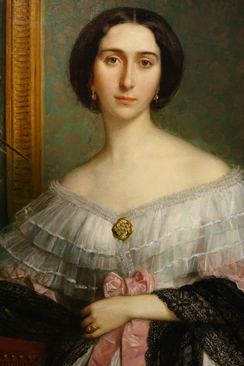 Portrait of a young aristocrat, France, circa 1850