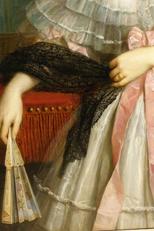 Portrait of a young aristocrat, France, circa 1850