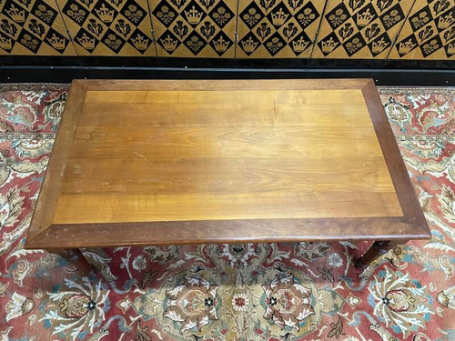 Louis Philippe style cherry wood coffee table